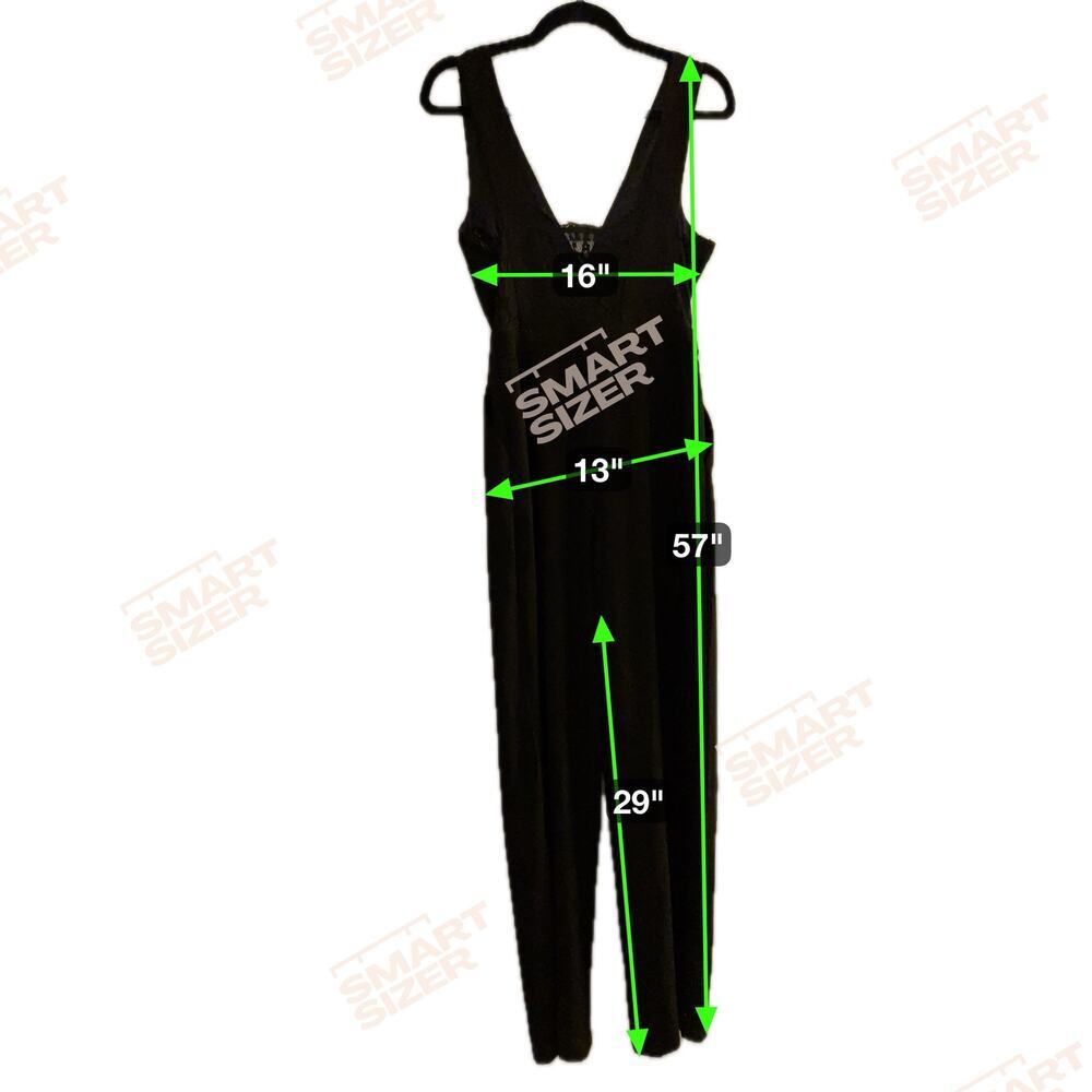Lulus black jumpsuit with lace size small - Picture 3 of 7